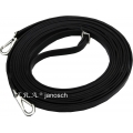 Janosch Horse Straightness Training Leather Long Reins With Clips